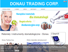 Tablet Screenshot of donau.com.pl